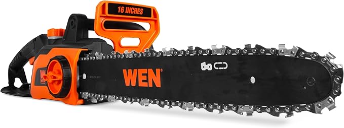 WEN Electric Chainsaw, Corded, 12-Amp, 16-Inch (CP1216)