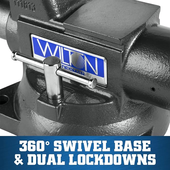 Wilton Tradesman XC Bench Vise, 6-1/2" Jaw Width, 6" Max Jaw Opening, 4" Throat (Model 1765XC)