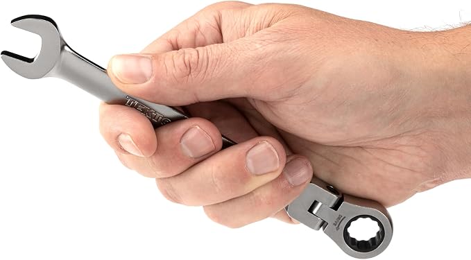 TEKTON 12 mm Flex Head Ratcheting Combination Wrench | WRC26412 | 12-Point