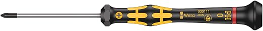 Wera 05030170001 1578 A/6 ESD Screwdriver set and rack for electronic applications, 6 pieces