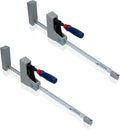 Pro Tools PJP30-8 Light-Duty Parallel Jaw Clamp – Woodworking F-Clamp with ANS Anti-Slip System, Ergonomic Grip, and Non-Marring Jaws for Cabinetry, Joinery, and DIY Projects - 2-Pack