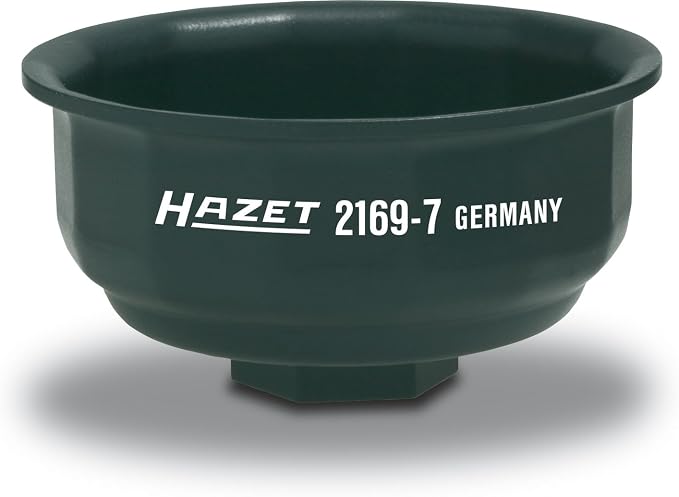 Hazet 2169-7 12.5 mm Square Hollow 14-Point Profile Oil Filter Wrench - Multi-Colour