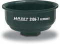 Hazet 2169-7 12.5 mm Square Hollow 14-Point Profile Oil Filter Wrench - Multi-Colour