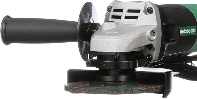 Metabo HPT 4-1/2-Inch Angle Grinder, Includes 5 Grinding Wheels & Hard Case, 6.2-Amp Motor, Compact & Lightweight, G12SR4 (Pack of 3)