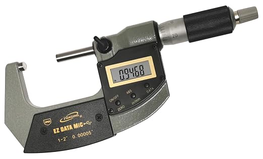 iGAGING 0-3"/0-70mm Twin Force Friction and Ratchet Movement Digital Micrometer, IP65 Protective Rate, 3 Pieces Set, 35-065-U33