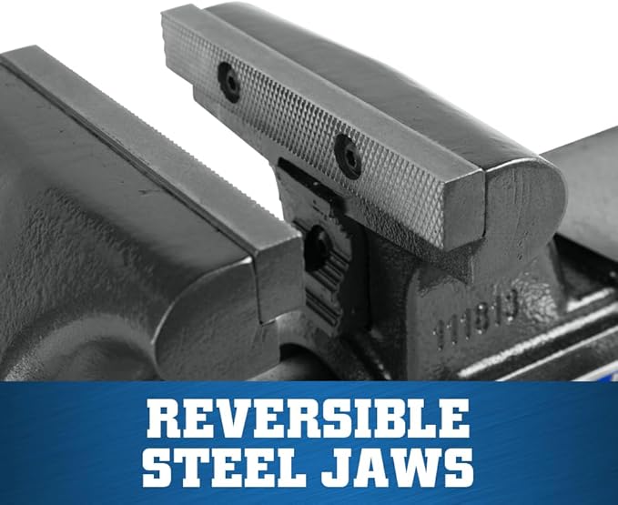 Wilton Tradesman XC Bench Vise, 6-1/2" Jaw Width, 6" Max Jaw Opening, 4" Throat (Model 1765XC)