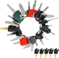 26-Piece Heavy Equipment Key Set: Universal Master Keys Compatible with CAT, John Deere, Komatsu, Kubota, JCB, Bobcat & 10+ Brands Durable Ignition Keys for Construction Operators