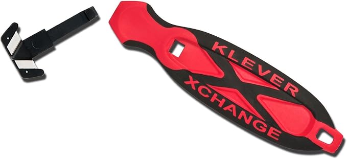 25/Pack Klever X Change Replacement Blade Head for Deluxe Safety Cutters