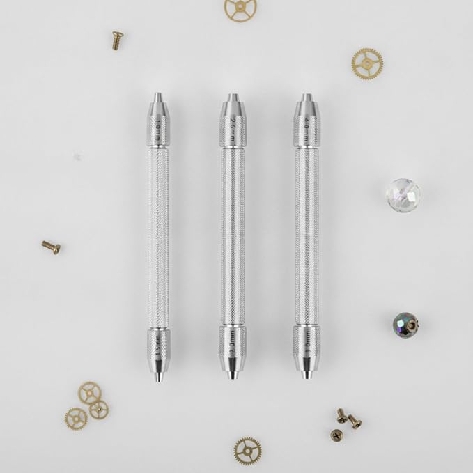 Head Drill Clamp Pin Vise Micro Drill Holder Hand Tool Build with Firm Control suitable for watch repair jewelry crafting hobby projects