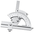 Vernier Bevel Protractor 0-320° Accuracy 0.02° Fine Tuning Carbon Steel Protractor with Storage Box,Angle Measuring Tool for Woodworking Carpenter Construction DIY