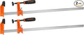 Jorgensen 30-Inch Bar Clamp Set, Heavy Duty Steel Bar Clamps for Woodworking, Wood Clamps with 1000 lbs Load Limit, 2-Pack