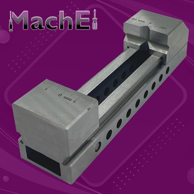 MachEl Tool Maker's Small Steel Grinding Precision Vice Vise 1.5" Inches / 38 Mm Pin Type -hard & Ground