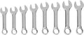 TEKTON Stubby Combination Wrench Set, 8-Piece | WCB90406 | 25 - 32 mm