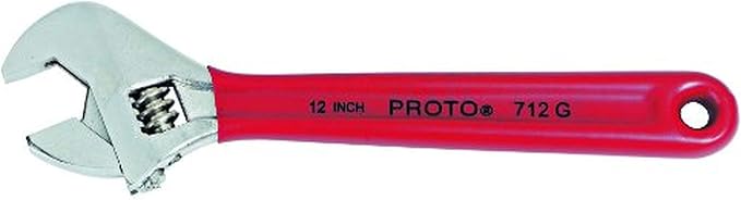 Stanley Proto J706G Cushion Grip Adjustable Wrench, 6-Inch