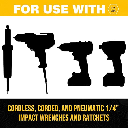 TGFTGF Impact Hex Head Allen Wrench Drill Bit Set, 12PCS, 2-inch (Metric), Premium S2 Steel 1/4” Hex-Shank Hex Bits Set, CNC Machined Magnetic Screwdriver Bit Set, Storage Box, for Automotive Home DIY