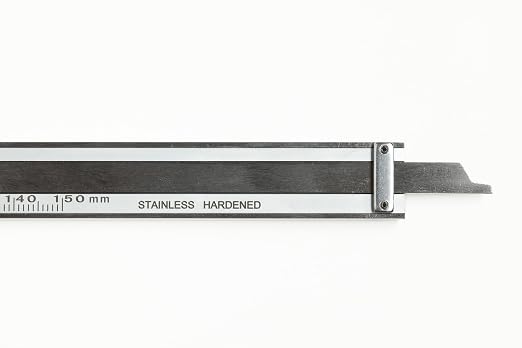 PEC Dial Caliper 0-150mm, Stainless Steel Precision Measuring Tool with Shock-Proof Dial, High Accuracy ±0.03mm