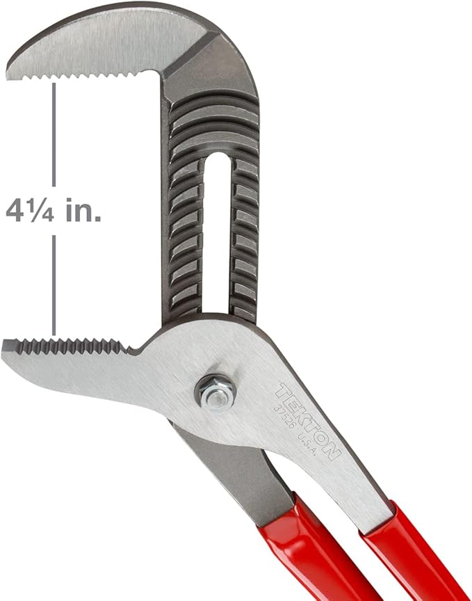TEKTON 16 Inch Groove Joint Pliers | 37526 | 4-1/4 in. Jaw Capacity