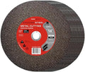 14 Inch Cut Off Wheel 10 Pack - Precision Smooth Cutting - Abrasive Chop Saw Blades - Aluminum Oxide - Metal Cutting Wheel - Chop Saw Wheel - Cut Off Disc - Chop Saw - 14" x 3/32" x 1”