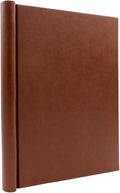 Faux Leather Springback Thesis Binder - Tan, 1" Spine, by Bindertek