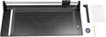 24 Inch Rotary Paper Trimmer, Manual Precision Rotary Paper Trimmer Aluminum Alloy Rotary Photo Paper Cutter Commercial Photo Paper Trimmer with Measurement Grid for Office Photography Studios