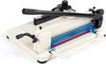 Heavy Duty Paper Cutter,12 inch Guillotine Paper Cutter,Guillotine Paper Cutters and Trimmers Cards Leather with Metal Base for Office Home School (White, a4)