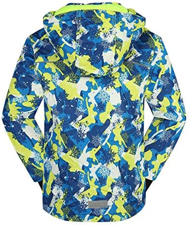PHIBEE Big Boy's Waterproof Breathable Snowboard Ski Jacket
