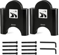 50mm Aluminum Aerobar Riser Kit, Clip On Aero Bars Armrest Handlebar Spacers for Road Bike Triathlon and Time Trial, Compatible with Profile Design 31.8mm Clamp, with M5 & M6 Mount Bolts