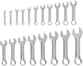 TEKTON Stubby Combination Wrench Set, 19-Piece (1/4-1-1/4 in.) | WCB90412