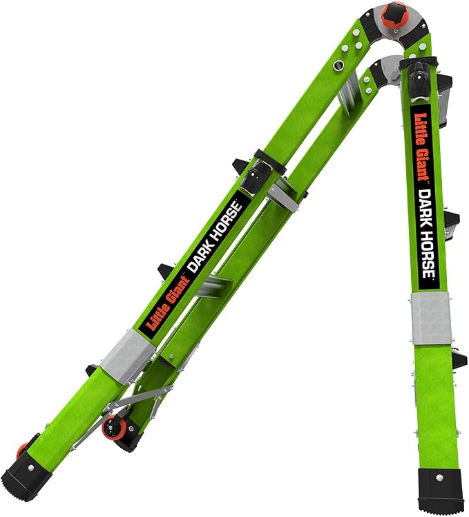 Little Giant Ladders Dark Horse 2.0 FG 13', Hi-viz Green