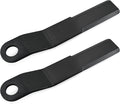 Heavy Duty AR400 Steel Replacement Bush Hog Rotary Cutter Blades, for Mower King Skidsteer Brush Hog Cutter Replacement Blades Rotary Grass Cutter (2 Blade Set)