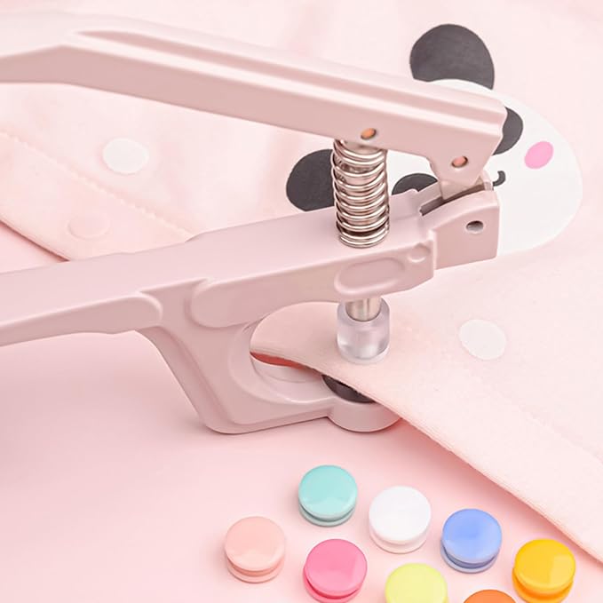 NXTOV Plastic Snap Pliersg, Hand-held Pliers Tool for T3 T5 T8 KAM Snaps, Button Fastener Press Attacher Punchfor Crafts Clothing