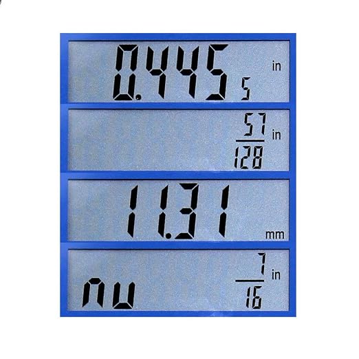 iGAGING Fastener Cal Digital Caliper 0-6"/150 mm - IP54 Electronic Caliper - Quick & Accurate Inch/Metric/Inch Fractional/Fastener Size Reading - Includes Case, Manual, & Battery