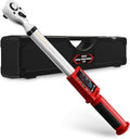 Hairich 3/8 torque wrench digital, Electric Torque Wrench 5-100FT-LB | 6.75-135N.M, Torque Range Accurate to ±2%, with Buzzer and LED Flash Notification for Car/Motorcycle/Auto Repair