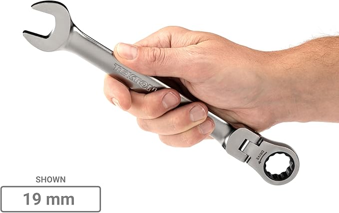 TEKTON Flex Head Ratcheting Combination Wrench Set, 19-Piece | WRC95303