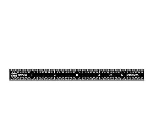 PEC Tools 6" Flexible Machinist Rule, Designed for High-Accuracy Industrial Environments, Made in USA