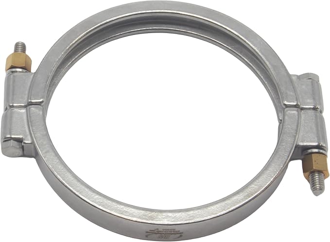 HFS 6" High Pressure Tri Clamp Clover Sanitary Clamp, Stainless Steel 304