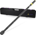 3/4" Click Torque Wrench, 200-1000 Ft-Lb/271-1355 Nm, Heavy Duty | ±3% Accuracy, 48-Tooth Quick Release, Cr-V Steel, Dual-Direction, for Heavy Truck, Tractor, Diesel, Mining & Oil Field