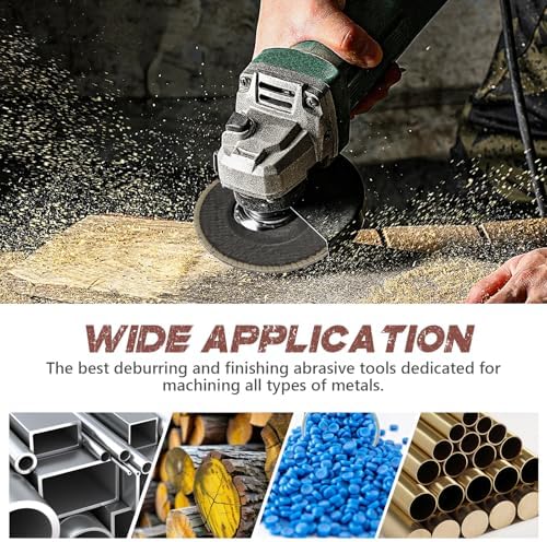 4.5 Inch Flap Discs 40 PCS - Assorted Grit 40 60 80 120 Aluminum Oxide Abrasive Grinding Discs, Angle Grinder Sanding Wheels for Metal Wood