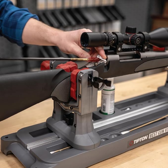 Tipton Best Gun Vise Gen 2 with 4 Mounting Positions, Adjustable Gun Clamps, Vise Mod Accessory Storage, For Gun Maintenance, Cleaning, and Gunsmithing