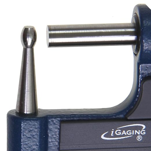 iGaging Digital Micrometer w Data Output 0-1"/0.00005"/0.001mm Tube