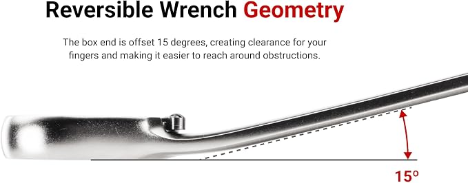 TEKTON 1 Inch Reversible Ratcheting Combination Wrench | WRC23325 | 12-Point