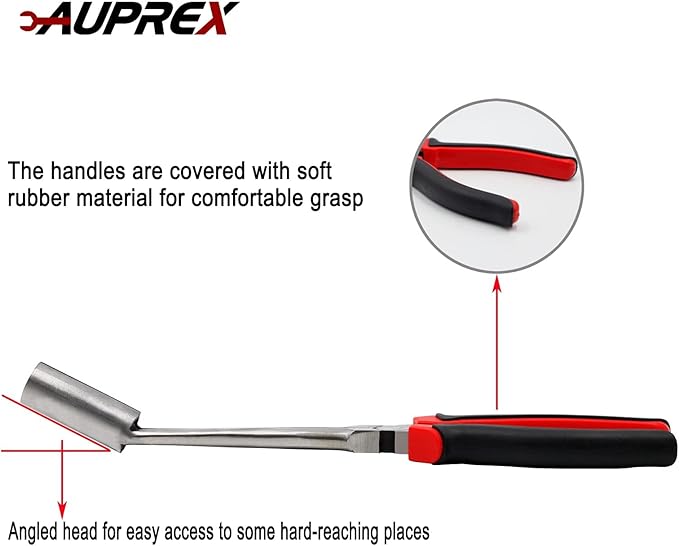 AUPREX Car Spark Plug Wire Removal Pliers Tool, High Voltage Cylinder Cable Removal Clamp Tool,Spark Plug Boot Removal Tool