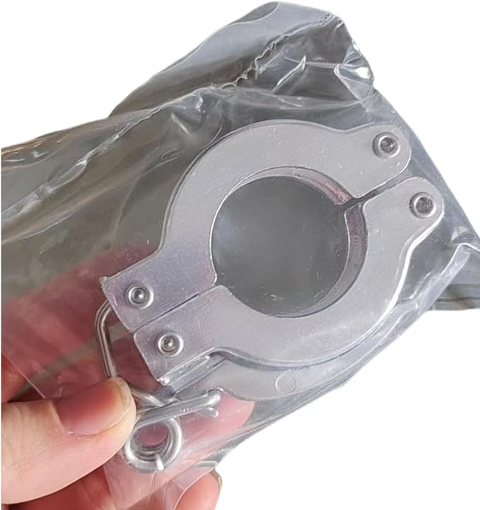 1pc Hinged Spring Clamp - Quick-Release Clamping Ring for Vacuum Applications, Aluminum Pressure Spring Toggle(KF 40)