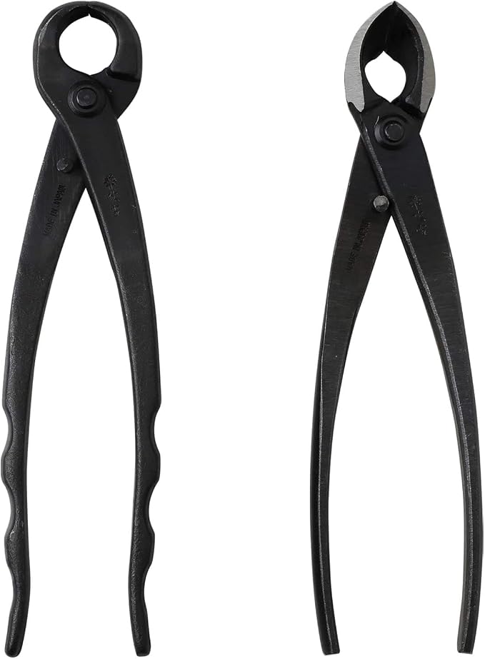 Wazakura Japanese Bonsai Branch Tool Kit Made in Japan - Concave Branch Cutter 8inch(200mm) + Knob Branch Cutter 8-1/4inch(210mm) Gift Box Set