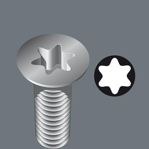Wera - 5056164001 Torsion 8167-9 TORX/TZ Sheet Metal Bit Set