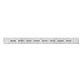 JessEm 07413 Stainless Steel 24 Inch Precision Ruler with Patented Flex Grip and Fade Resistant Markings