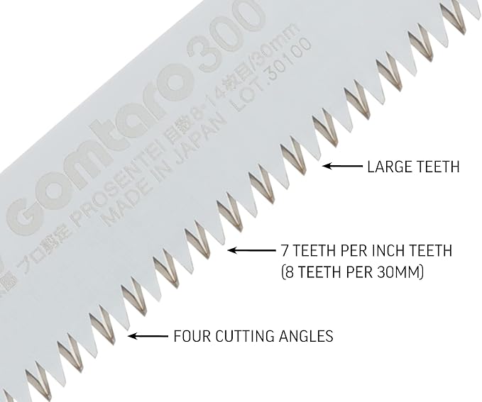 Silky GOMTARO PRO-SENTEI Professional Hand Saw 300mm Dual Teeth (108-30)