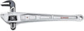 Crescent 18" Aluminum Offset Handle Pipe Wrench | CAPW18F | Heavy-Duty Plumbing Tool for Tight Areas, Adjustable Home Repair Hand Tool