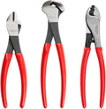 TEKTON Cutting Pliers Set, 3-Piece (Diagonal, End, Cable Cutting) | PCT99120