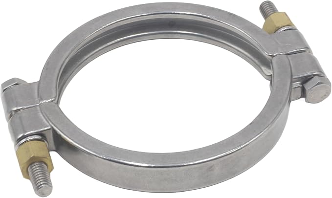 HFS(R) 4" High Pressure Tri Clamp Clover Sanitary Clamp for Tri Clamp Fitting Connection, Stainless Steel 304